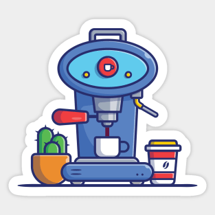 Coffee Machines Sticker